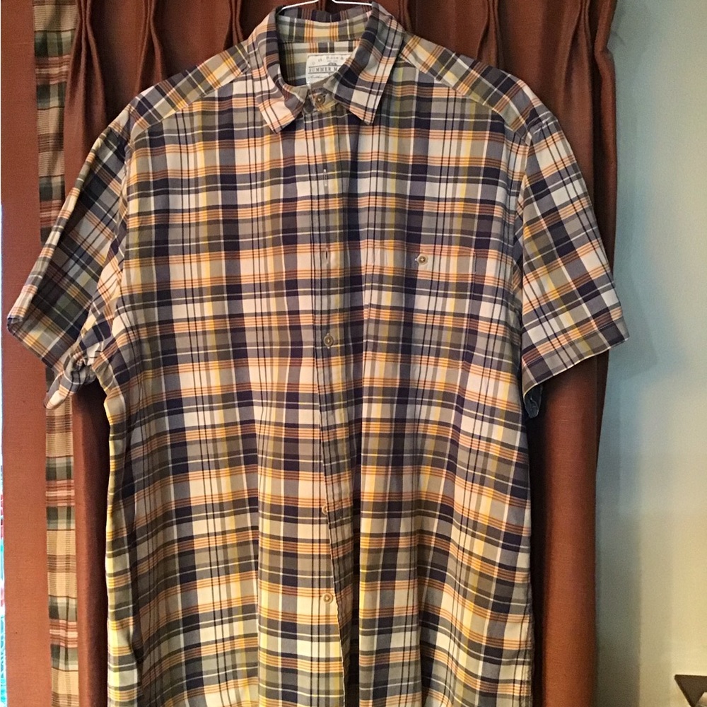 NWOT G. h. Bass & Co Summer Madras 109% Cotton Size XL